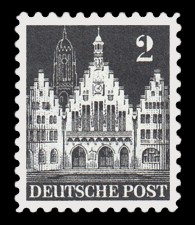 2 Pf Briefmarke: Historische Bauten (Dauermarkenserie)