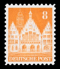 8 Pf Briefmarke: Historische Bauten (Dauermarkenserie)