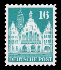 16 Pf Briefmarke: Historische Bauten (Dauermarkenserie)