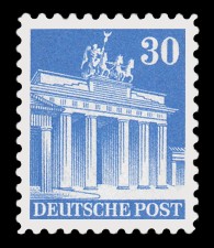 30 Pf Briefmarke: Historische Bauten (Dauermarkenserie)
