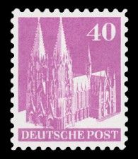 40 Pf Briefmarke: Historische Bauten (Dauermarkenserie)