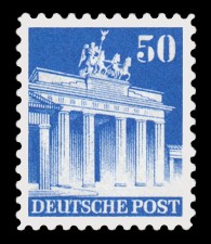 50 Pf Briefmarke: Historische Bauten (Dauermarkenserie)