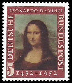 5 Pf Briefmarke: 500. Geburtstag Leonardo da Vinci 5 Pf Briefmarke: 500. Geburtstag Leonardo da Vinci
