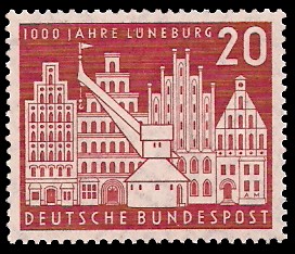 20 Pf Briefmarke: 1000 Jahre Lüneburg