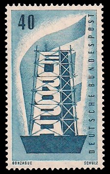 40 Pf Briefmarke: Europamarke 40 Pf Briefmarke: Europamarke