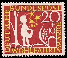 20 + 10 Pf Briefmarke: Wohlfahrtsmarke 1959