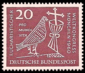 20 Pf Briefmarke: Eucharistischer Weltkongress