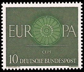 10 Pf Briefmarke: Europamarke 1960 10 Pf Briefmarke: Europamarke 1960