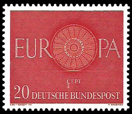 20 Pf Briefmarke: Europamarke 1960