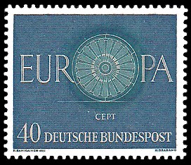 40 Pf Briefmarke: Europamarke 1960