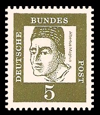 5 Pf Briefmarke: Bedeutende Deutsche