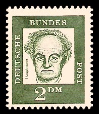 2 DM Briefmarke: Bedeutende Deutsche