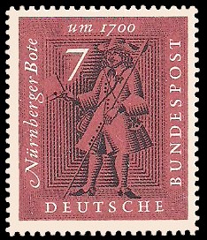 7 Pf Briefmarke: Briefmarkenausstellung Nürnberg