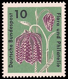 10 Pf Briefmarke: Briefmarkenausstellung Flora und Philatelie / IGA 63