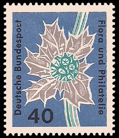 40 Pf Briefmarke: Briefmarkenausstellung Flora und Philatelie / IGA 63