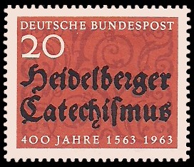 20 Pf Briefmarke: Heidelberger Katechismus 20 Pf Briefmarke: Heidelberger Katechismus