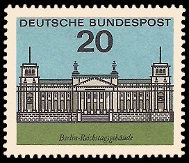 20 Pf Briefmarke: Hauptstädte der Bundesländer, Berlin