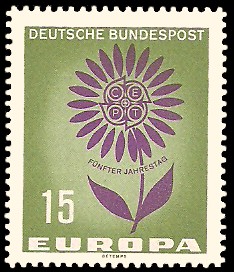 15 Pf Briefmarke: Europamarke 1964