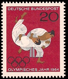20 Pf Briefmarke: Olympisches Jahr 1964