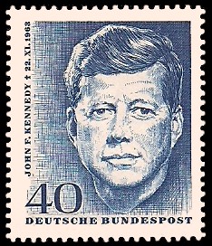 40 Pf Briefmarke: 1.Todestag John F.Kennedy