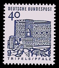 40 Pf Briefmarke: Deutsche Bauwerke