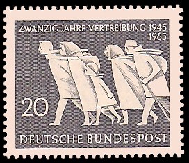 20 Pf Briefmarke: Zwanzig Jahre Vertreibung