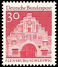 30 Pf Briefmarke: Deutsche Bauwerke