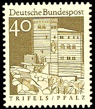 40 Pf Briefmarke: Deutsche Bauwerke 40 Pf Briefmarke: Deutsche Bauwerke