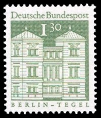 1,30 DM Briefmarke: Deutsche Bauwerke
