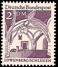 2 DM Briefmarke: Deutsche Bauwerke