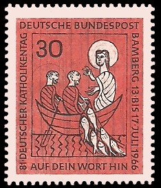 30 Pf Briefmarke: 81. Deutscher Katholikentag