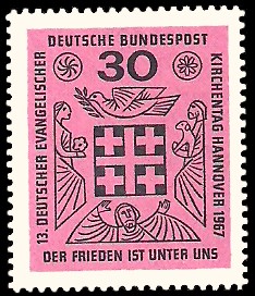 30 Pf Briefmarke: 13. Deutscher Evangelischer Kirchentag