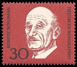 30 Pf Briefmarke: 1. Todestag Konrad Adenauer 30 Pf Briefmarke: 1. Todestag Konrad Adenauer