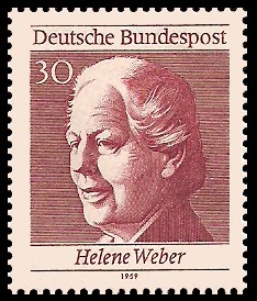 30 Pf Briefmarke: 50 Jahre Frauenwahlrecht 30 Pf Briefmarke: 50 Jahre Frauenwahlrecht