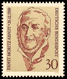 30 Pf Briefmarke: 200. Geburtstag Ernst Moritz Arndt