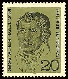 20 Pf Briefmarke: 200. Geburtstag Georg Wilhelm Friedrich Hegel