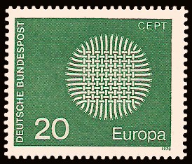 20 Pf Briefmarke: Europamarke 1970 20 Pf Briefmarke: Europamarke 1970