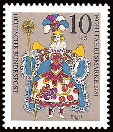 10 + 5 Pf Briefmarke: Weihnachtsmarke 1970 10 + 5 Pf Briefmarke: Weihnachtsmarke 1970