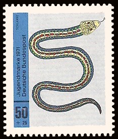 50 + 25 Pf Briefmarke: Jugendmarke 1971, Kinderzeichnungen