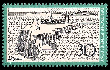 30 Pf Briefmarke: Helgoland 30 Pf Briefmarke: Helgoland