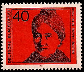 40 Pf Briefmarke: Deutsche Frauen