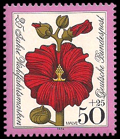 50 + 25 Pf Briefmarke: 25 Jahre Wohlfahrtsmarken 50 + 25 Pf Briefmarke: 25 Jahre Wohlfahrtsmarken