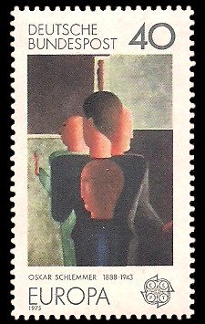 40 Pf Briefmarke: Europamarke 1975, Gemälde 40 Pf Briefmarke: Europamarke 1975, Gemälde