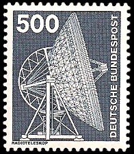 500 Pf Briefmarke: Industrie und Technik