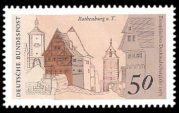 50 Pf Briefmarke: Europäisches Denkmalschutzjahr 1975