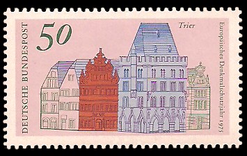 50 Pf Briefmarke: Europäisches Denkmalschutzjahr 1975