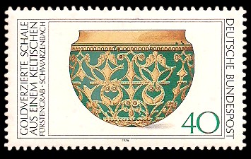 40 Pf Briefmarke: Archäologische Funde