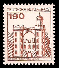190 Pf Briefmarke: Burgen und Schlösser