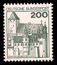 200 Pf Briefmarke: Burgen und Schlösser