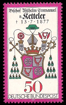 50 Pf Briefmarke: 100. Todestag Wilhelm Emmanuel von Ketteler